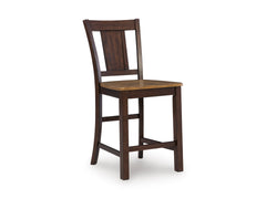 Light Brown/Dark Brown / Set of 2 Stools, product view 3; includes set of 2 stools; other furniture and accessories excluded - 10