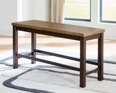 Light Brown/Dark Brown / Bench Only, product view 3; includes bench only; other furniture and accessories excluded - 22