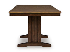 Light Brown/Dark Brown / Counter Height Table Only, product view 5; includes counter height table only; other furniture and accessories excluded - 5
