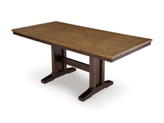 Light Brown/Dark Brown / Counter Height Table Only, product view 7; includes counter height table only; other furniture and accessories excluded - 7