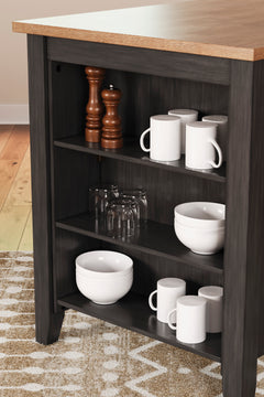 Natural/Brown / Counter Height Table Only, product view 4; included: 1 table; all other furniture and accessories excluded - 25