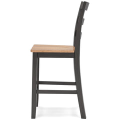 Natural/Brown / Set of 2 Counter Stools, product view 8; included: 2 matching counter stools; all other furniture and accessories excluded - 38