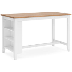 Natural/White / Counter Height Table Only, product view 2; included: 1 table; all other furniture and accessories excluded - 74