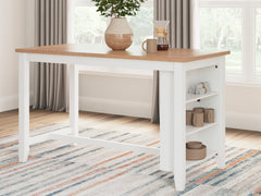 Natural/White / Counter Height Table Only, product view 9; included: 1 table; all other furniture and accessories excluded - 81