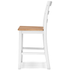 Natural/White / Set of 2 Counter Stools, product view 8; included: 2 matching counter stools; all other furniture and accessories excluded - 89