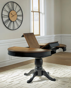 Black/Brown / Table Only, product view 2; includes 1 table; other furniture and accessories excluded - 2