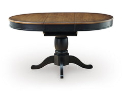 Black/Brown / Table Only, product view 3; includes 1 table; other furniture and accessories excluded - 3