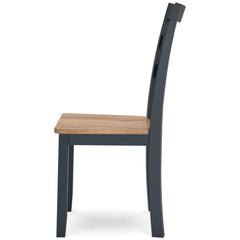 Natural/Blue / Set of 2 Dining Chairs, product view 8; included: 2 matching chairs; all other furniture and accessories excluded - 14