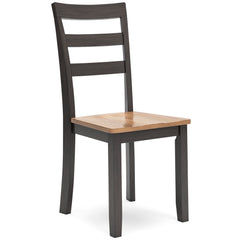 Natural/Brown / Set of 2 Dining Chairs, product view 1; included: 2 matching chairs; all other furniture and accessories excluded - 26