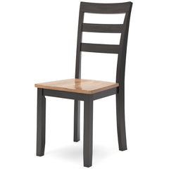 Natural/Brown / Set of 2 Dining Chairs, product view 4; included: 2 matching chairs; all other furniture and accessories excluded - 29