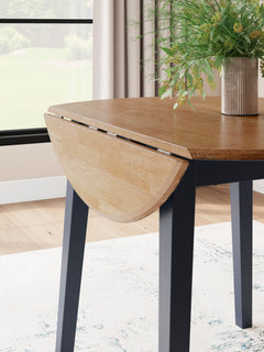 Natural/Blue / Dining Table Only, product view 3; included: 1 table; all other furniture and accessories excluded - 3