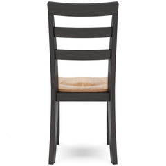 Natural/Brown / Set of 2 Dining Chairs, product view 5; included: 2 matching chairs; all other furniture and accessories excluded - 30