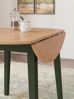 Natural/Green / Dining Table Only, product view 3; included: 1 table; all other furniture and accessories excluded - 41
