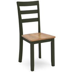 Natural/Green / Set of 2 Dining Chairs, product view 1; included: 2 matching chairs; all other furniture and accessories excluded - 45