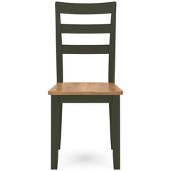 Natural/Green / Set of 2 Dining Chairs, product view 7; included: 2 matching chairs; all other furniture and accessories excluded - 51
