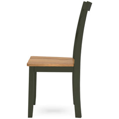 Natural/Green / Set of 2 Dining Chairs, product view 8; included: 2 matching chairs; all other furniture and accessories excluded - 52