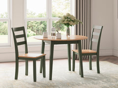 Natural/Green / Table + 2 Chairs, product view 1; included: 1 table; 2 matching chairs; all other furniture and accessories excluded - 55