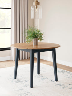Natural/Blue / Dining Table Only, product view 6; included: 1 table; all other furniture and accessories excluded - 6