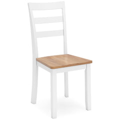 Natural/White / Set of 2 Dining Chairs, product view 1; included: 2 matching chairs; all other furniture and accessories excluded - 64