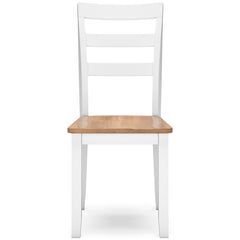 Natural/White / Set of 2 Dining Chairs, product view 7; included: 2 matching chairs; all other furniture and accessories excluded - 70