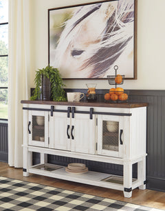 White/Brown / Sideboard, sideboard view 6; includes one sideboard; accessories and other furniture excluded - 6