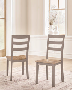 Natural/Gray / Set of 2 Chairs, two matching seats shown; one order includes two, view 2 - 42