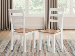 Natural/White / Set of 2 Chairs, additional product view; 2 chairs included; additional furniture and accessories excluded - 33