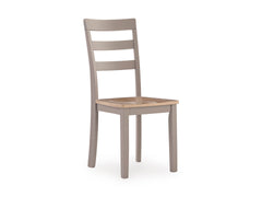 Natural/Gray / Set of 2 Chairs, single-seat detail; one order includes two, view 3 - 43