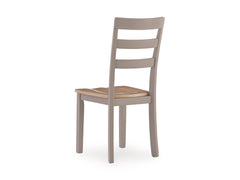Natural/Gray / Set of 2 Chairs, single-seat detail; one order includes two, view 4 - 44