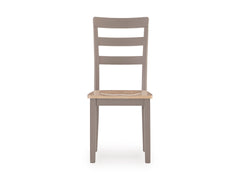 Natural/Gray / Set of 2 Chairs, single-seat detail; one order includes two, view 5 - 45
