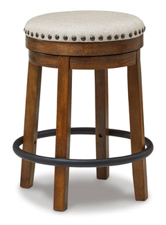 Brown/Black / Counter Height — 1 Stool, angle view; 1 stools included; additional furniture and accessories excluded - 1