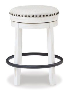 White/Black / Counter Height — 1 Stool, front view; 1 stools included; additional furniture and accessories excluded - 10