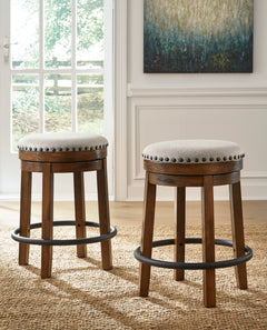 Brown/Black / Counter Height — 1 Stool, additional product view; 1 stools included; additional furniture and accessories excluded - 3