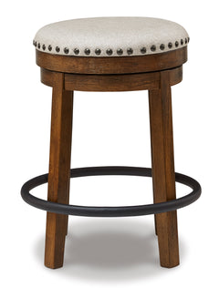 Brown/Black / Counter Height — 1 Stool, front view; 1 stools included; additional furniture and accessories excluded - 5