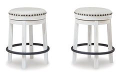 White/Black / Counter Height — 1 Stool, additional product view; 1 stools included; additional furniture and accessories excluded - 7