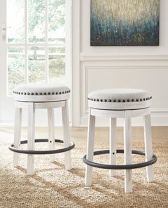 White/Black / Counter Height — 1 Stool, additional product view; 1 stools included; additional furniture and accessories excluded - 8