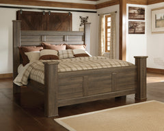 Vintage Brown / Poster Bed — 5pc Set / King, component view 1; only selected configuration included; mattress bedding and accessories excluded - 28