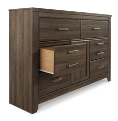 Vintage Brown / Dresser, component view 1; only selected configuration included; mattress bedding and accessories excluded - 33