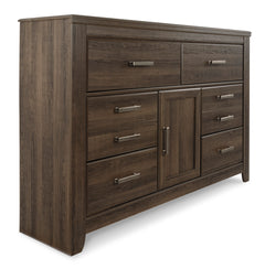 Vintage Brown / Dresser, component view 2; only selected configuration included; mattress bedding and accessories excluded - 34