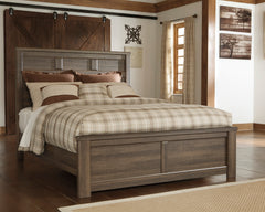 Vintage Brown / Panel Bed — 5pc Set / Queen, component view 1; only selected configuration included; mattress bedding and accessories excluded - 4
