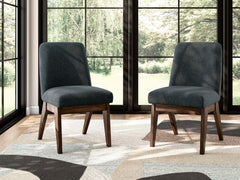 Dark Brown / Set of 2 Chairs, product view 6; includes 2 dining chairs; other furniture and accessories excluded - 16