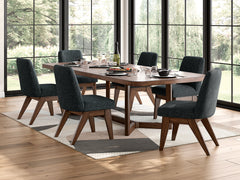 Dark Brown / Table + 6 Chairs, product view 4; includes 1 table; 6 dining chairs; other furniture and accessories excluded - 21