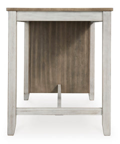 White/Light Brown / Counter Height Table Only, additional product view; one table included; chairs, stools and benches excluded; additional furniture and accessories excluded - 14