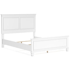 White / Panel Bed / Queen, view 1; selected furniture only; mattress bedding and accessories excluded - 1