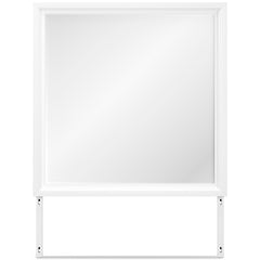 White / Mirror, view 2; selected furniture only; mattress bedding and accessories excluded - 94