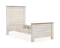 Whitewash / Panel Bed — 5pc Set / Twin, component view 1; only selected configuration included; mattress bedding and accessories excluded - 18