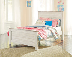 Whitewash / Panel Bed — 5pc Set / Full, component view 1; only selected configuration included; mattress bedding and accessories excluded - 26