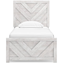 Whitewash / Bed / Twin, view 2; only selected pieces included; mattress bedding and accessories excluded - 2