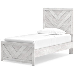 Whitewash / Bed / Twin, view 4; only selected pieces included; mattress bedding and accessories excluded - 4