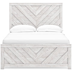 Whitewash / Bed / Full, view 2; only selected pieces included; mattress bedding and accessories excluded - 48